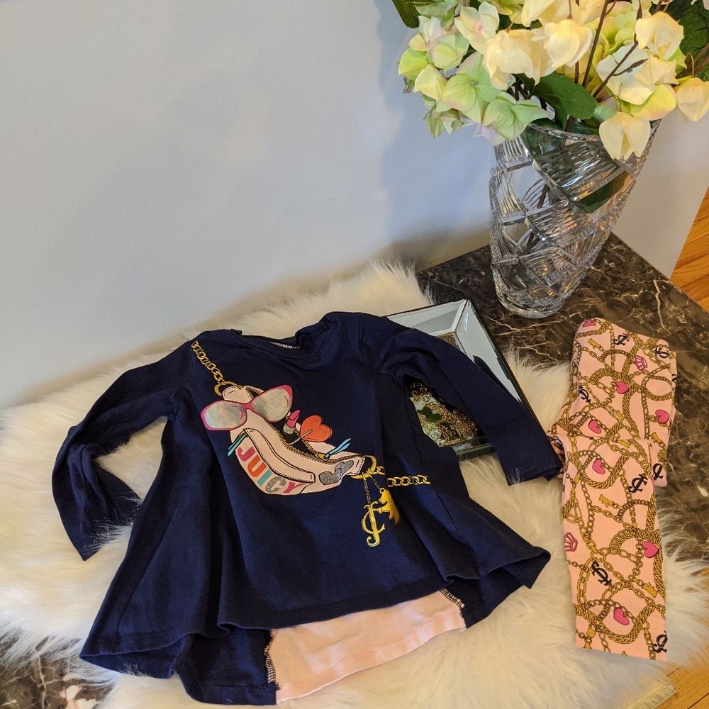 Juice Couture Outfit Set Shirt & Leggings NEW